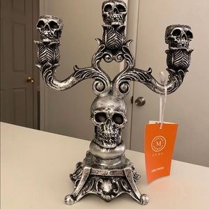 Martha Stewart Skull Candelabra